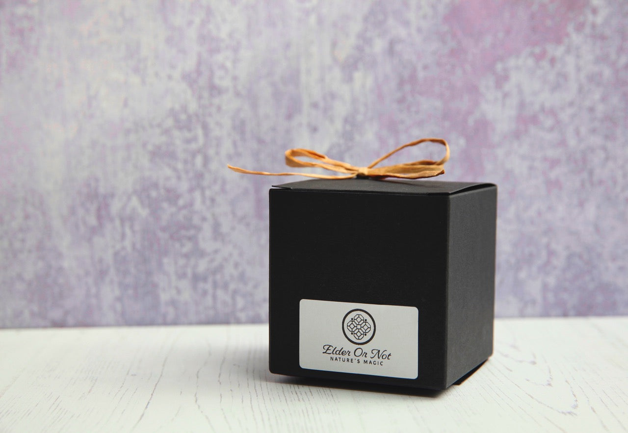 Black gift box for one individual product