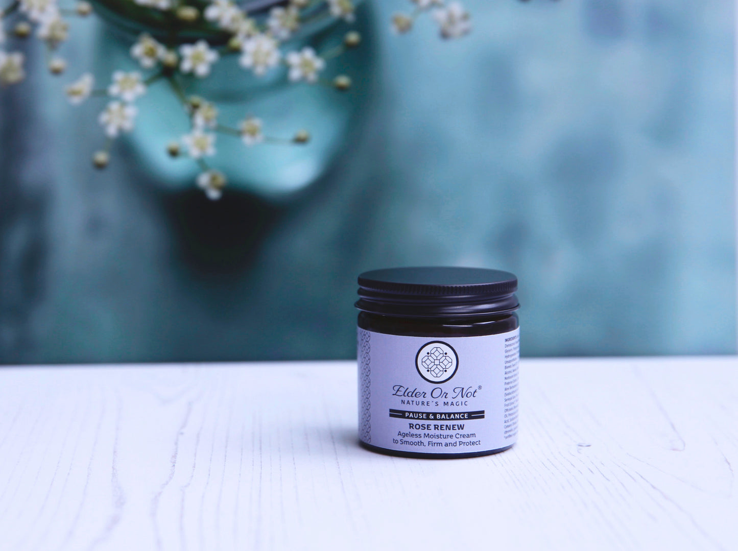 Menopause Rose Renew Ageless Moisture Cream to Smooth Firm and Protect 60ml