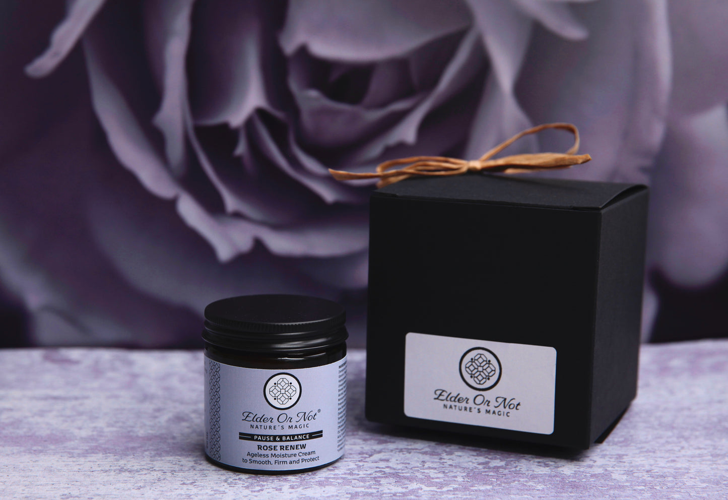 Rose Renew with gift wrap black gift box