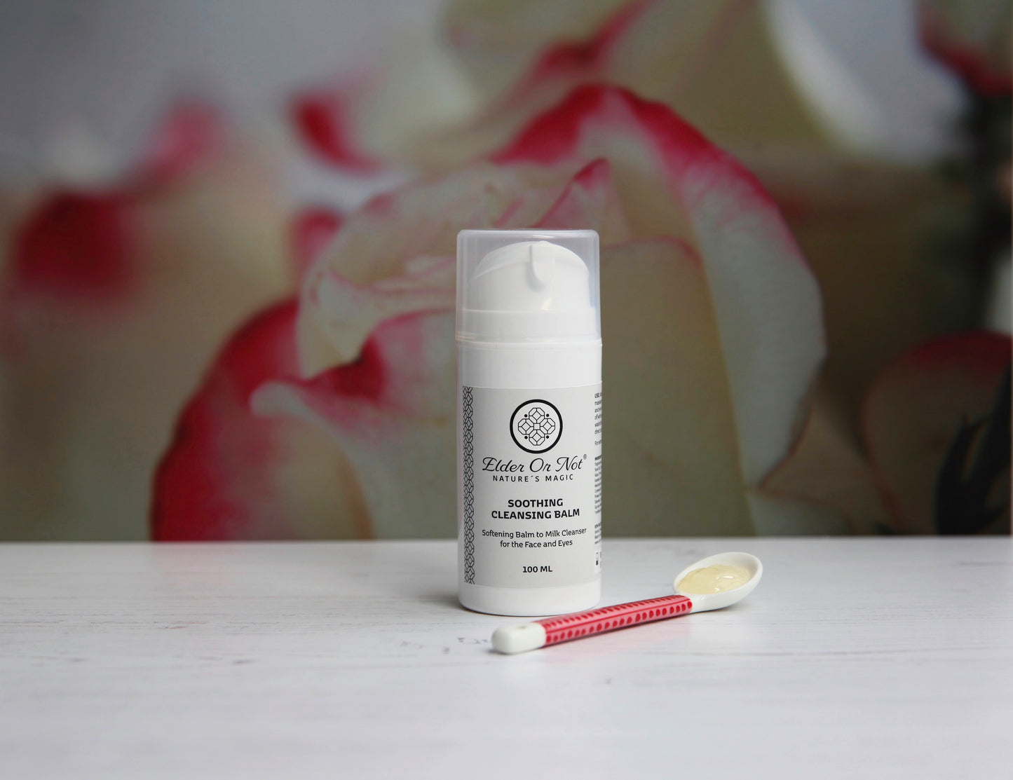 Soothing Cleansing Balm Softening Balm to Milk Cleanser for the Face and Eyes with spoon 100ml
